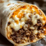Cheesy Beef Taco Burritos