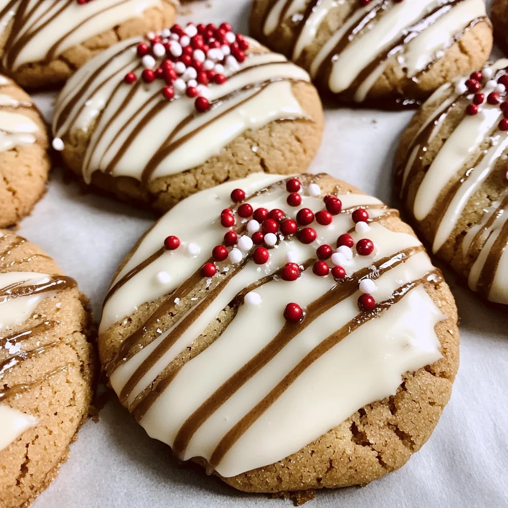 Chewy Maple Cinnamon Cookies with White Chocolate