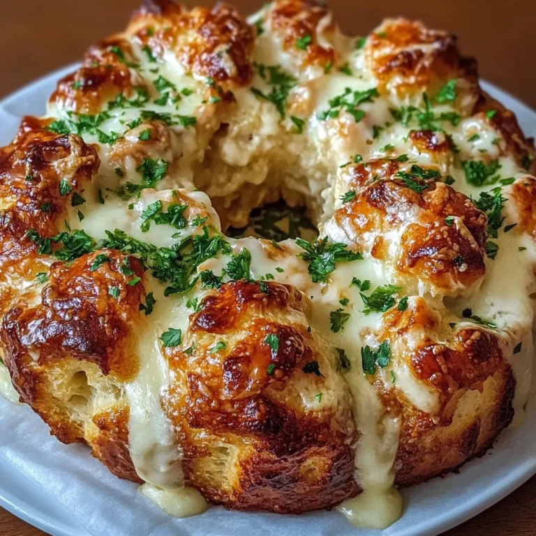 Chicken Alfredo Monkey Bread