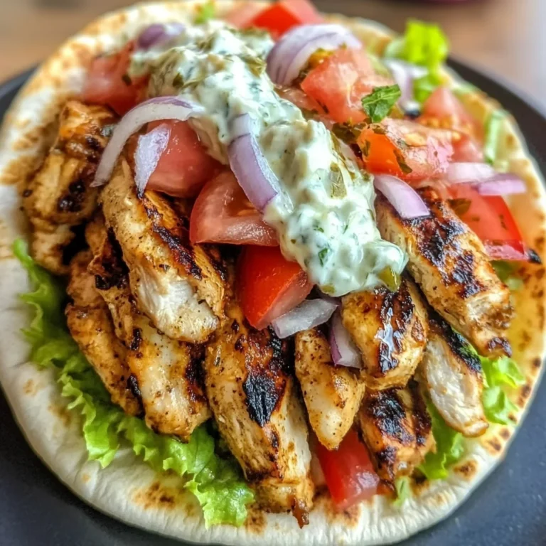 Chicken Pita Gyros