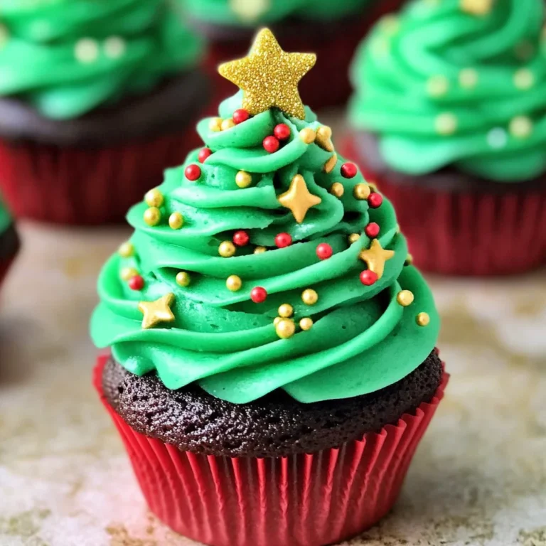 Christmas Tree Cupcakes
