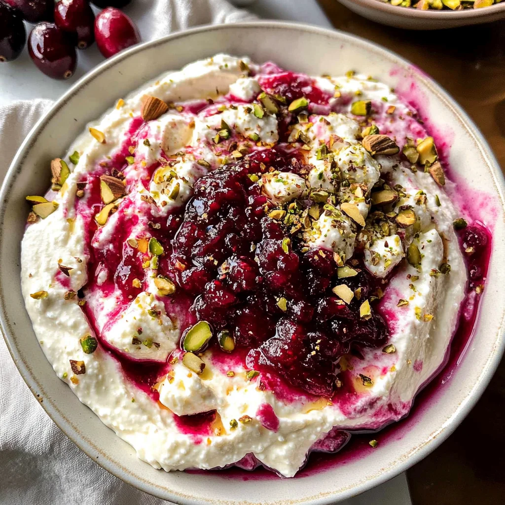 Cranberry Whipped Feta Dip