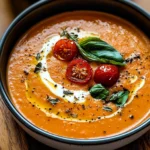 Creamy Roasted Garlic Tomato Soup