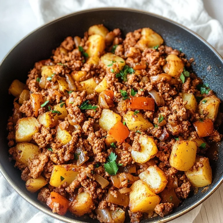 Create a Delicious Ground Turkey with Potatoes in Just 5 Steps!