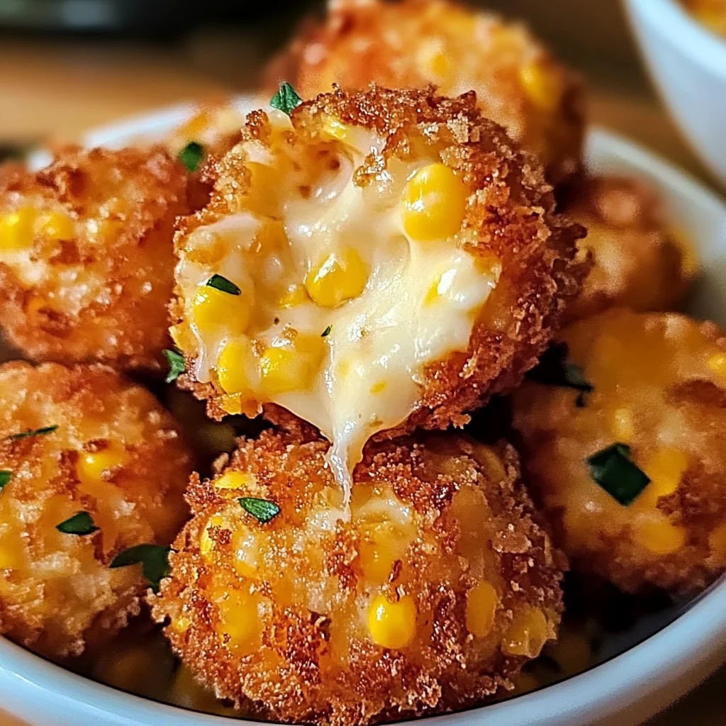 Crispy Corn Cheese Bites