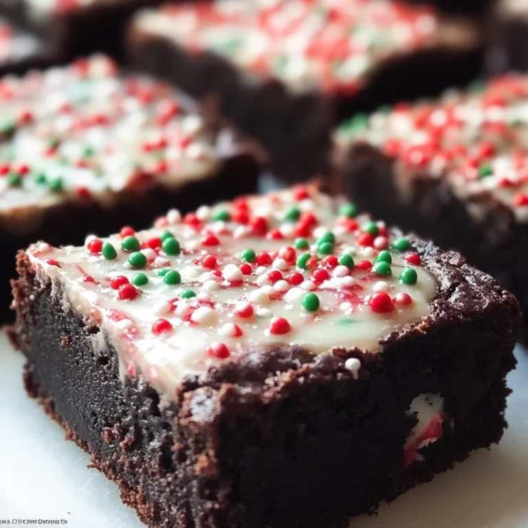 Dark Chocolate Peppermint Brownies