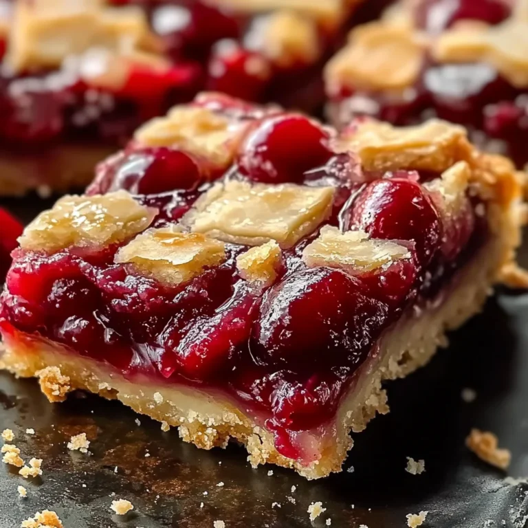 Easy Cherry Pie Bars: A Simple Cherry Dessert to Savor