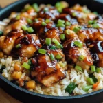 Honey BBQ Chicken Rice – The Best 1-Pan Family Dinner