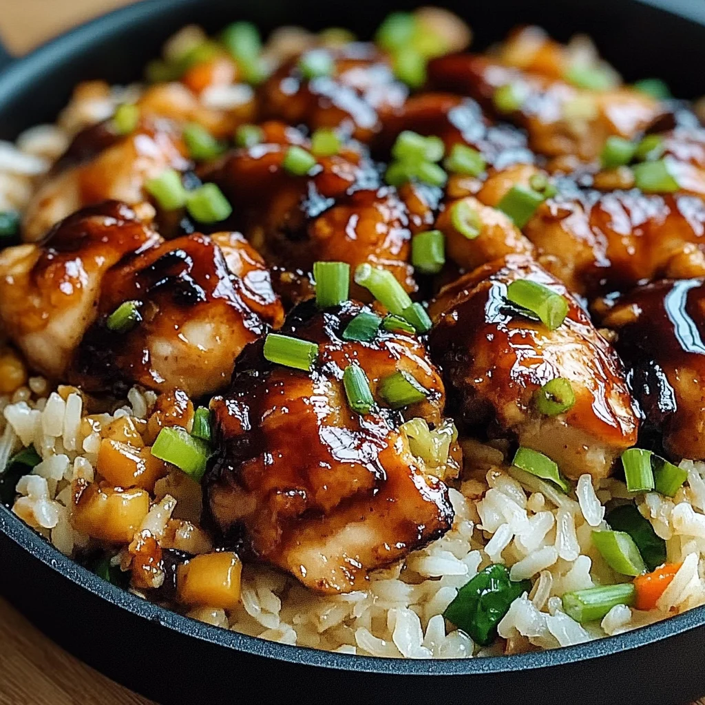 Honey BBQ Chicken Rice – The Best 1-Pan Family Dinner