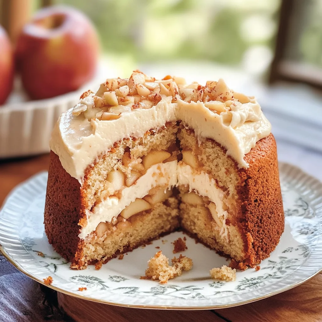 Irresistible Fresh Apple Cake with Dreamy Cream Cheese Frosting