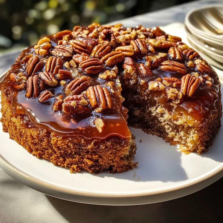 Pecan Upside Down Cake