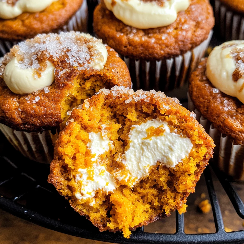 Pumpkin Cream Cheese Muffins