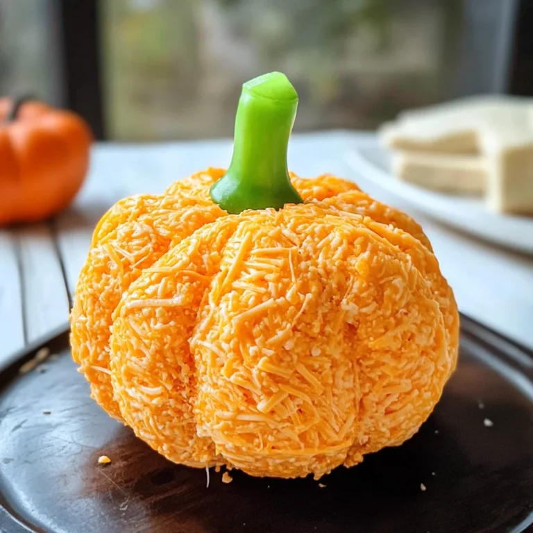 Pumpkin Shaped Cheese Ball
