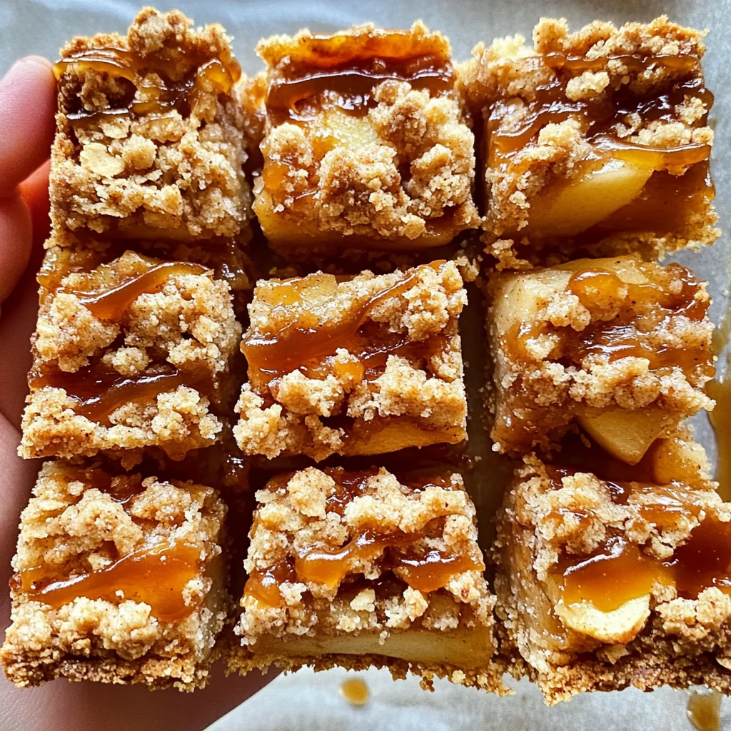 Salted Caramel Apple Pie Bars