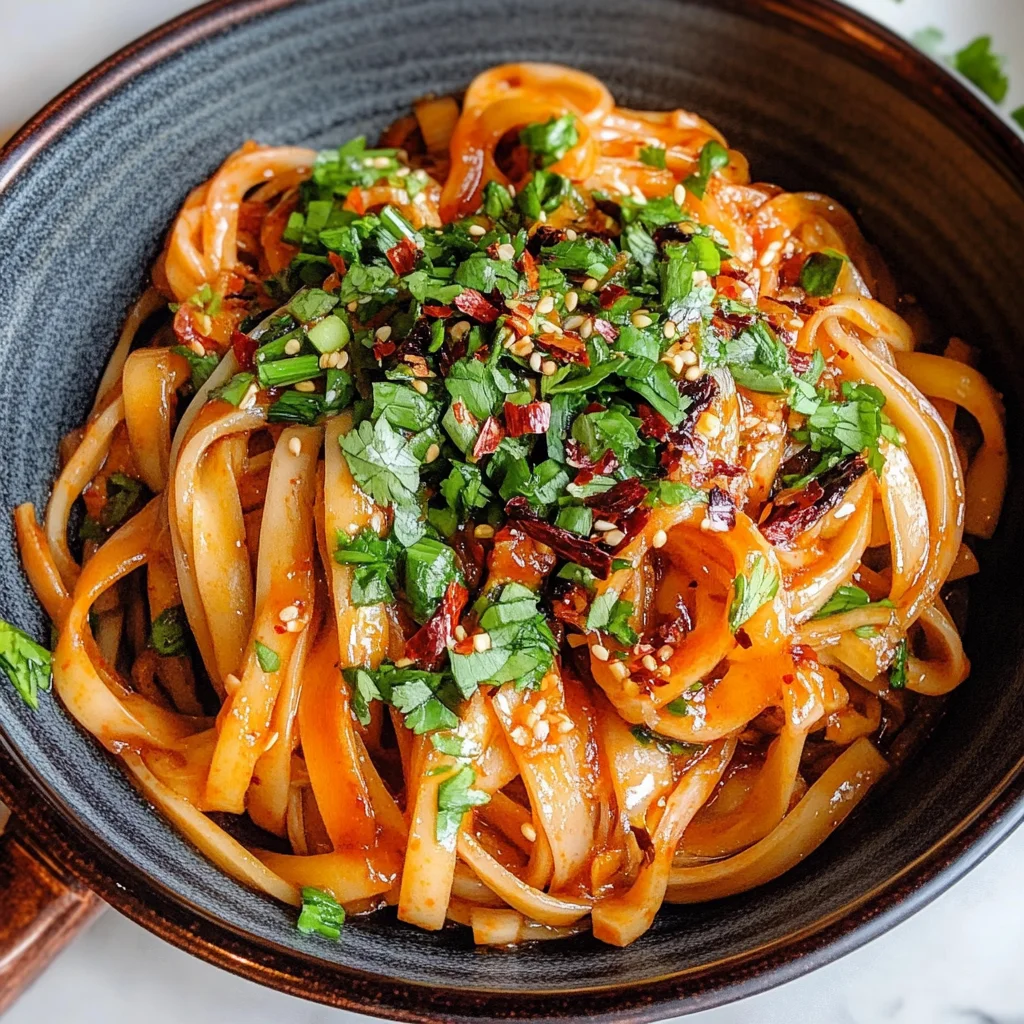 Shallot Chili Oil Noodles