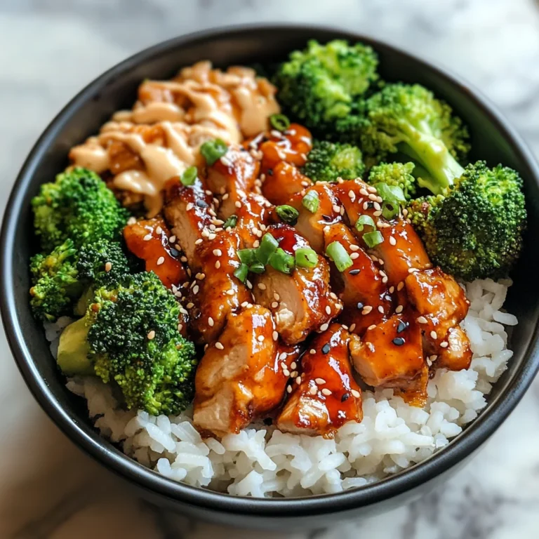 Sticky Chicken Bowls Recipe