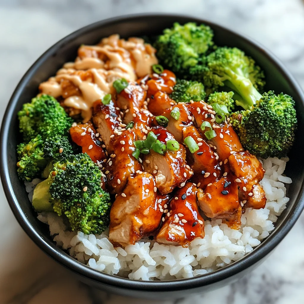 Sticky Chicken Bowls Recipe