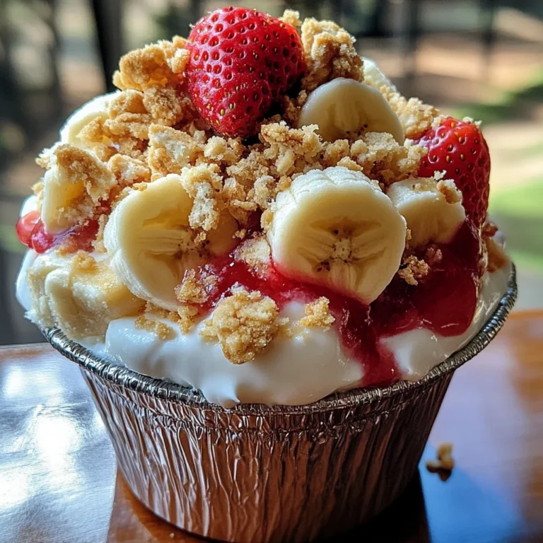 Strawberry Crunch Banana Pudding Recipe - Easy Dessert Delight