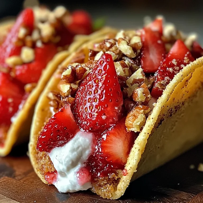 Strawberry Crunch Cheesecake Tacos