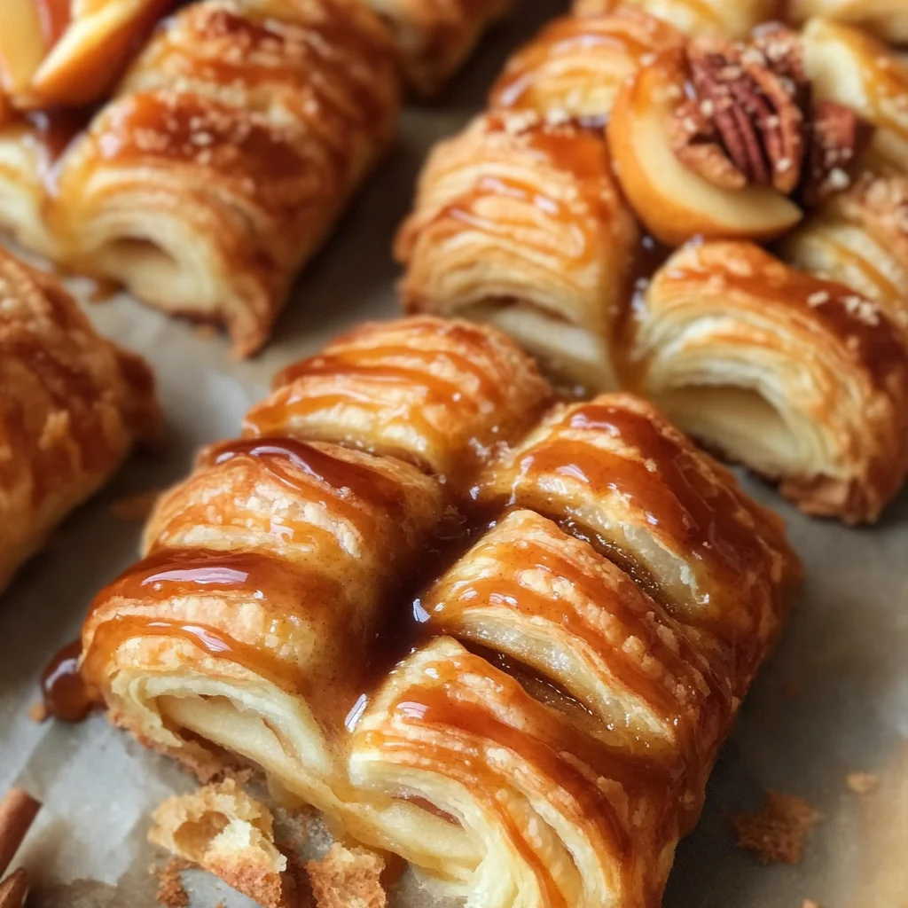 Vegan Caramel Apple Pastries