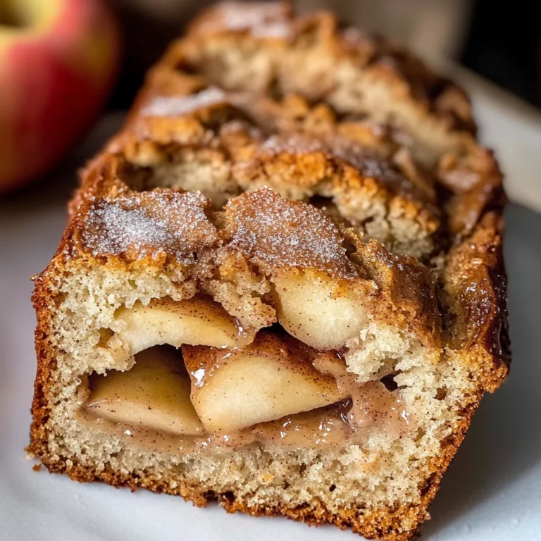 Warm Cinnamon-Spiced Apple Bread