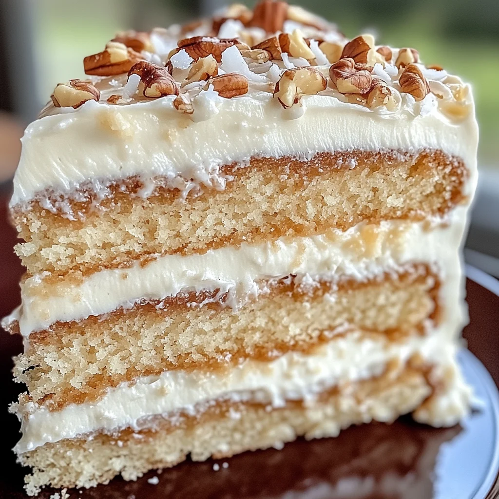 White German Chocolate Cake with Cheesecake Center
