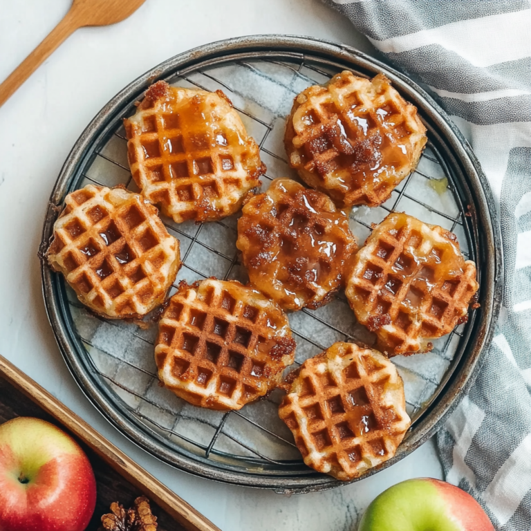 Irresistible Apple Fritter Waffle Donuts Recipe Awaits!