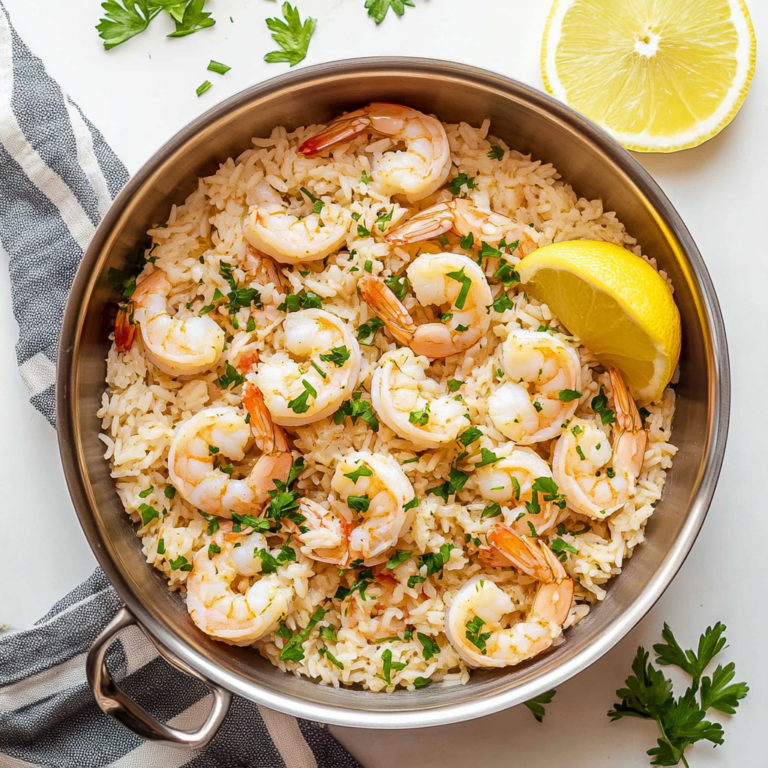 Irresistible Creamy Garlic Butter Shrimp and Rice Bowls