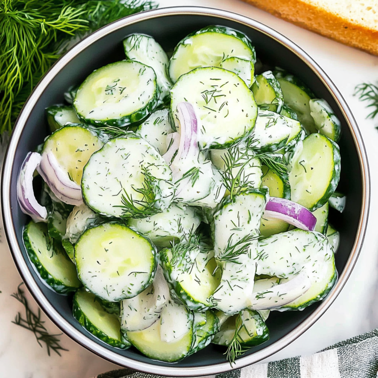 Refreshing Cucumber Dill Salad for Hot Summer Days