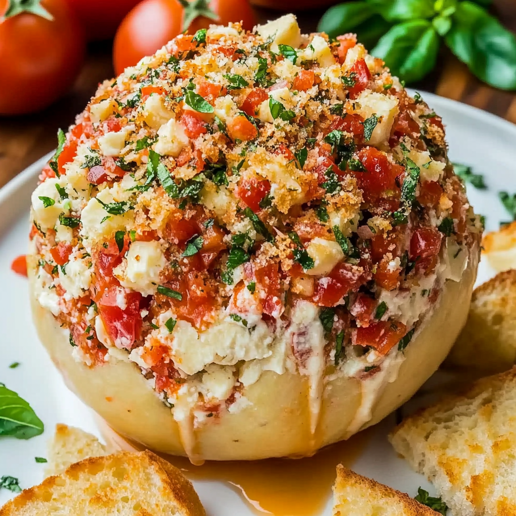 Irresistible Bruschetta Cheese Ball Recipe – Party Hit!