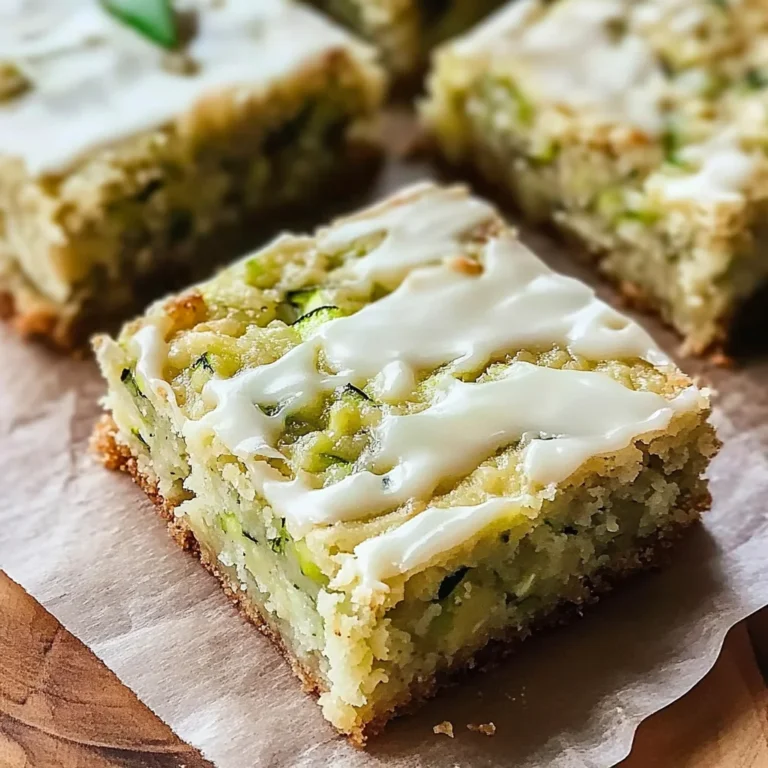 Simple Zucchini Bars: Gooey and Irresistible Treats